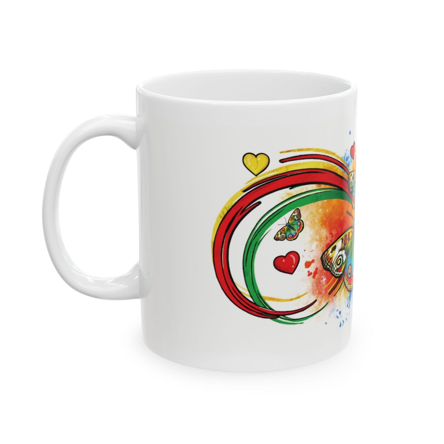 Infinity Butterfly Colorful Mug