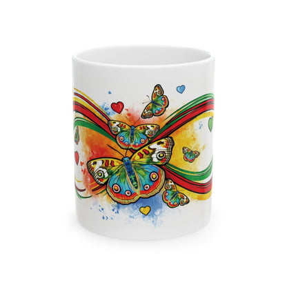 Infinity Butterfly Colorful Mug